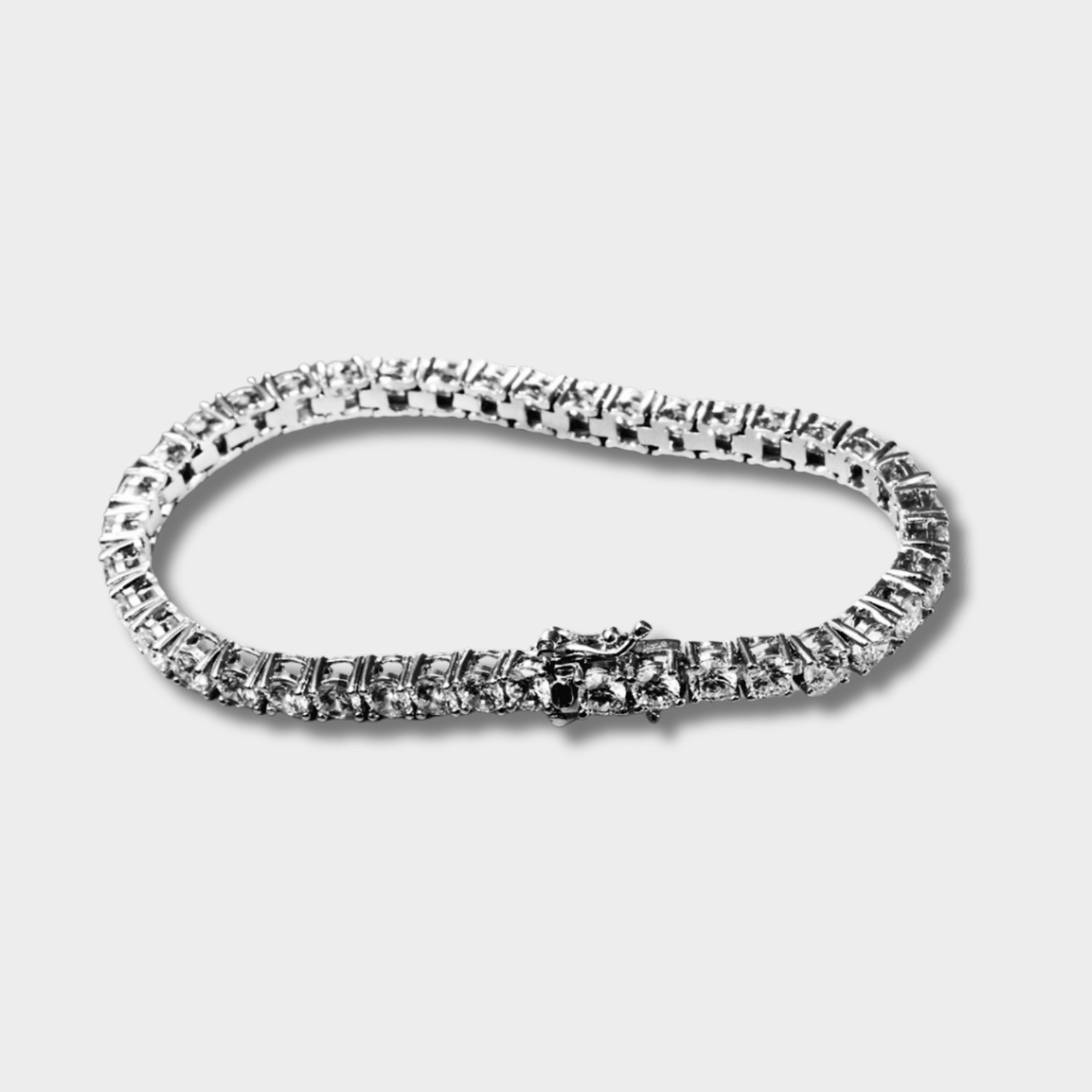 Bracelet Tennis Étincelant en Argent Sterling S925