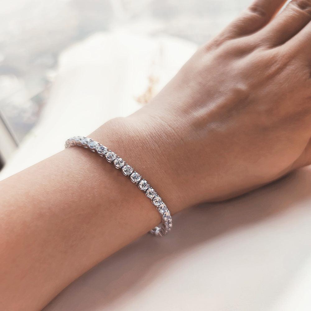 Bracelet Femme avec Zircons Micro-incrustés