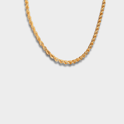 18k Gold Plated Rope Chain | GottaIce