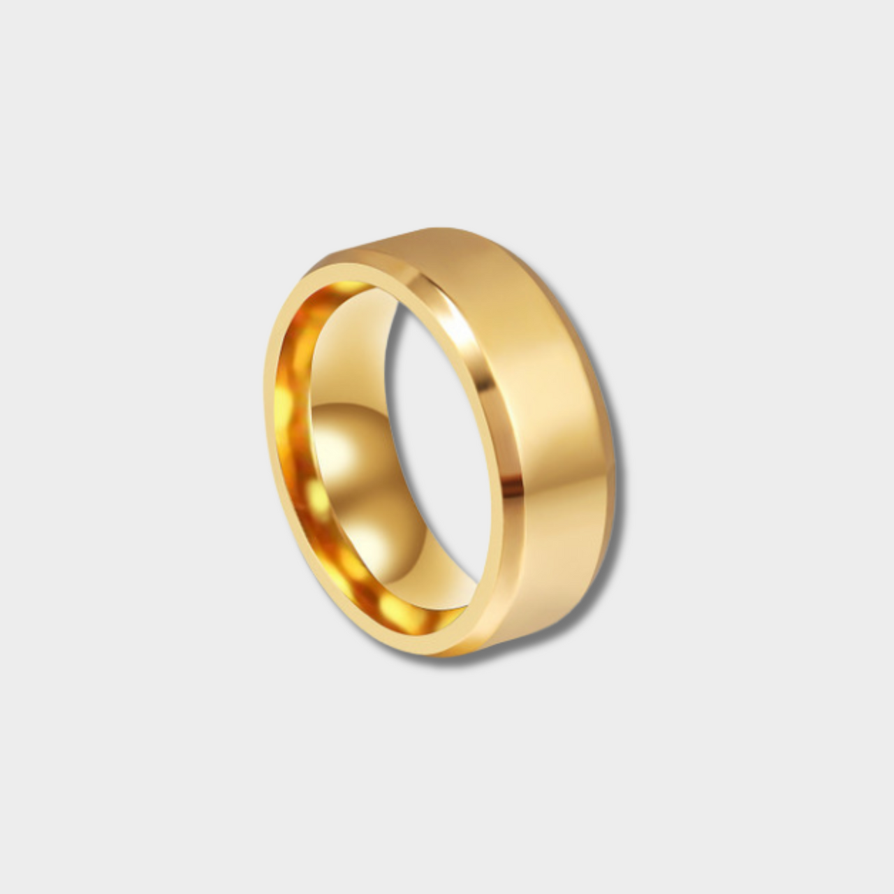 Bague Homme en Acier Titane 8mm