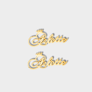 Custom Stainless Steel Letter Earrings | GottaIce