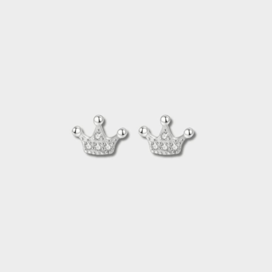 Iced Out Crown Earrings | GottaIce