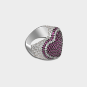 Iced Out Heart Ring For Women | GottaIce