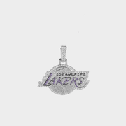 Iced Out Lakers Pendant | GottaIce