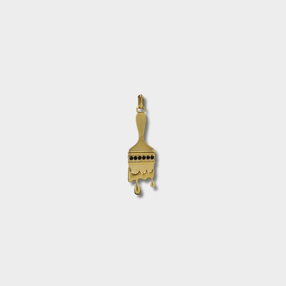 Iced Out Paintbrush Pendant | GottaIce