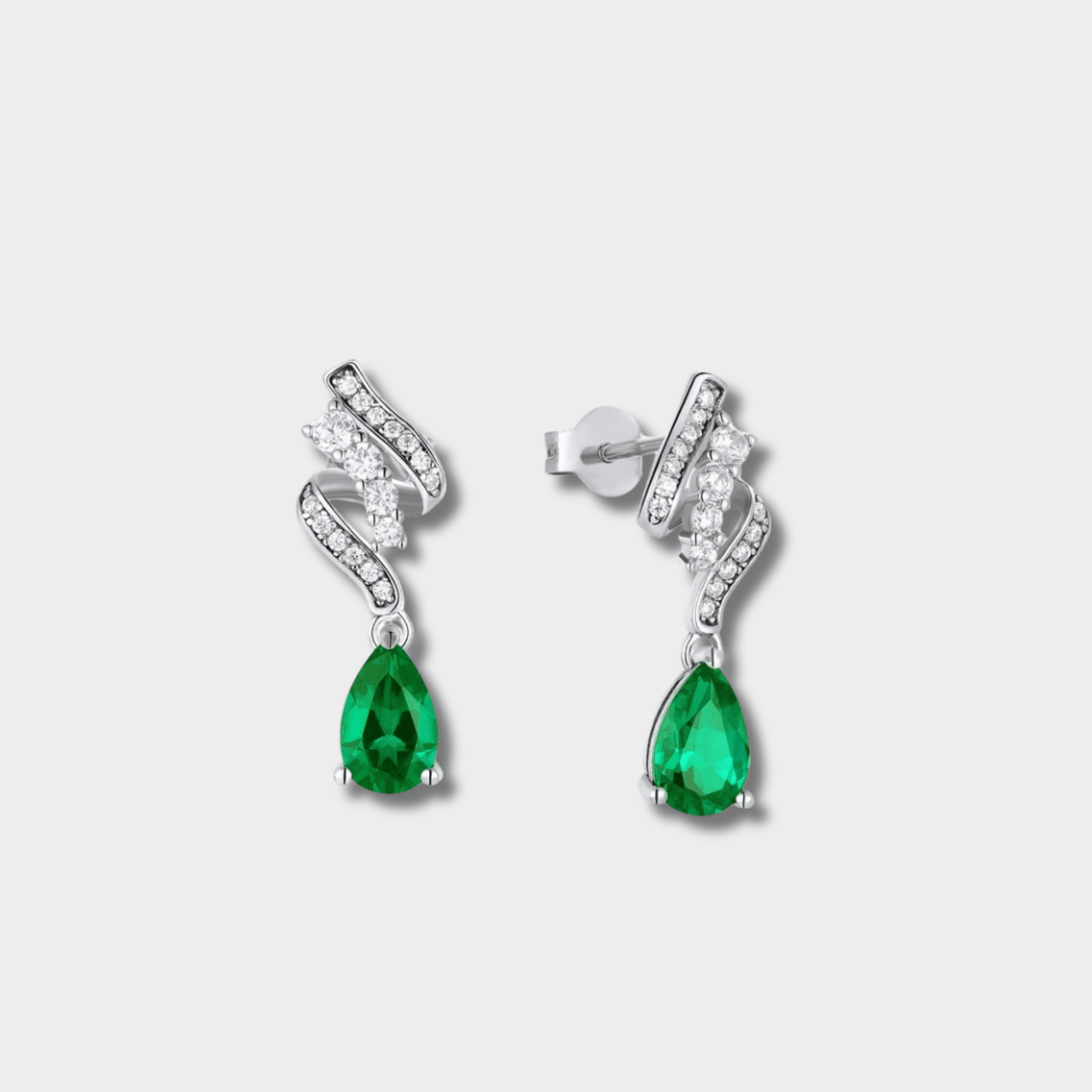 S925 Silver Emerald Earrings For Women | GottaIce
