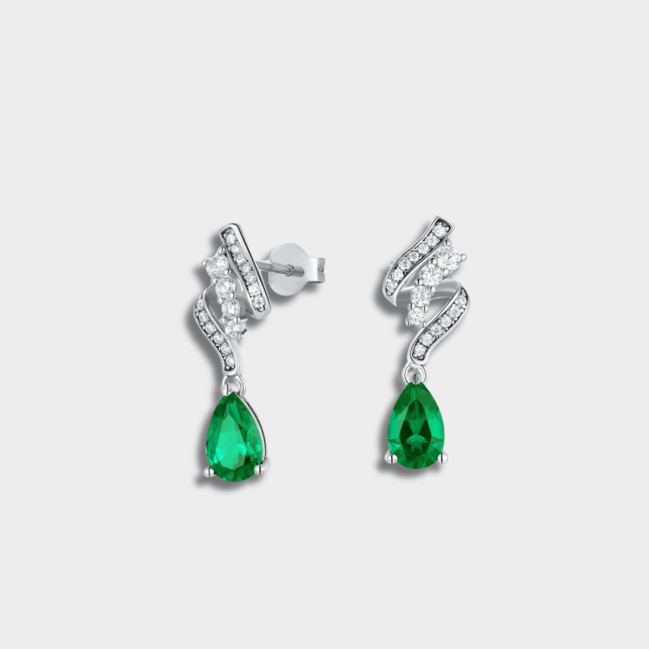 S925 Silver Emerald Earrings For Women | GottaIce