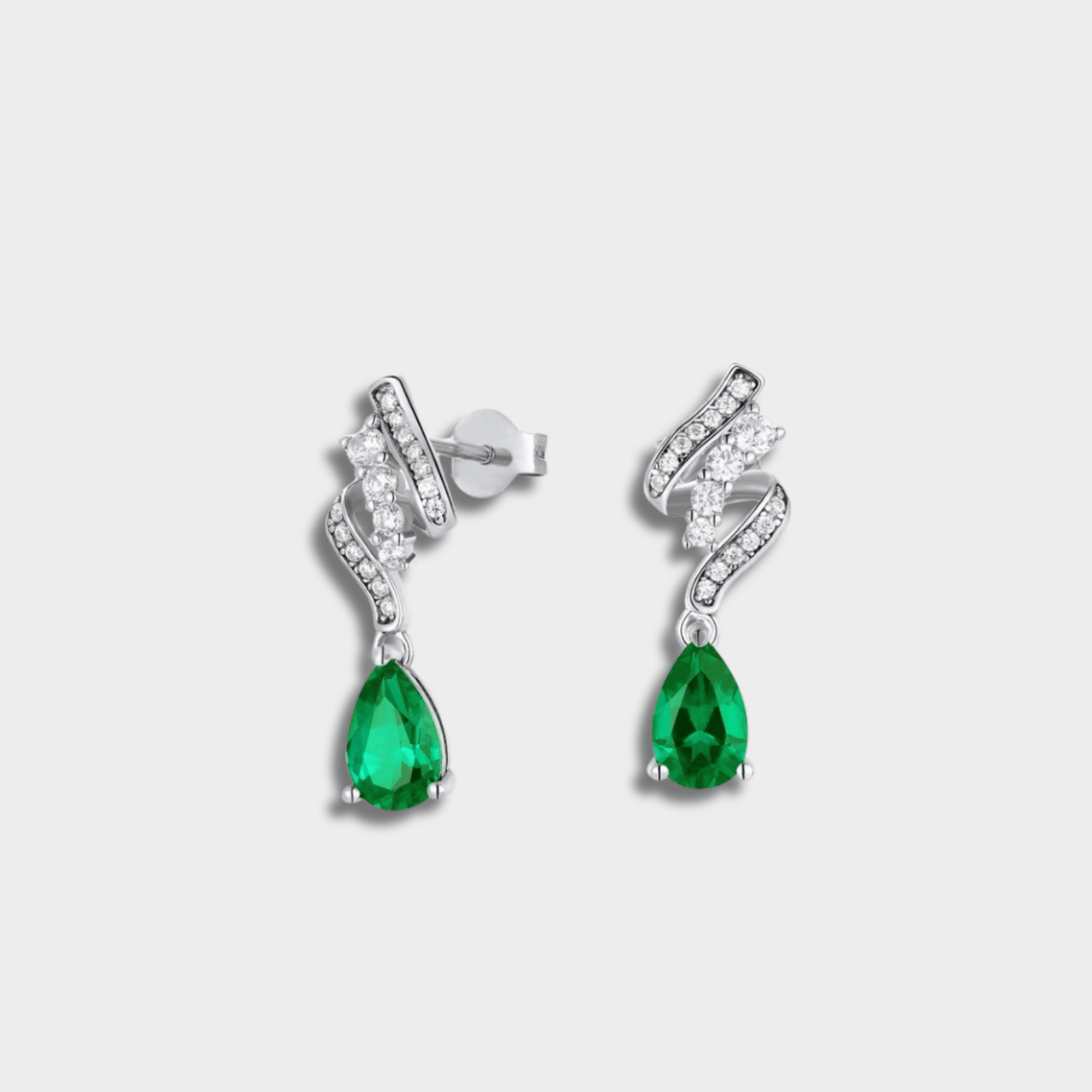 S925 Silver Emerald Earrings For Women | GottaIce