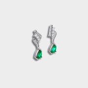 S925 Silver Emerald Earrings For Women | GottaIce