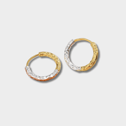 S925 Sterling Silver Bicolor Earrings | GottaIce