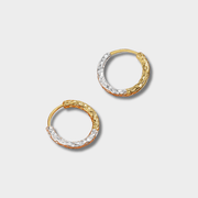 S925 Sterling Silver Bicolor Earrings | GottaIce