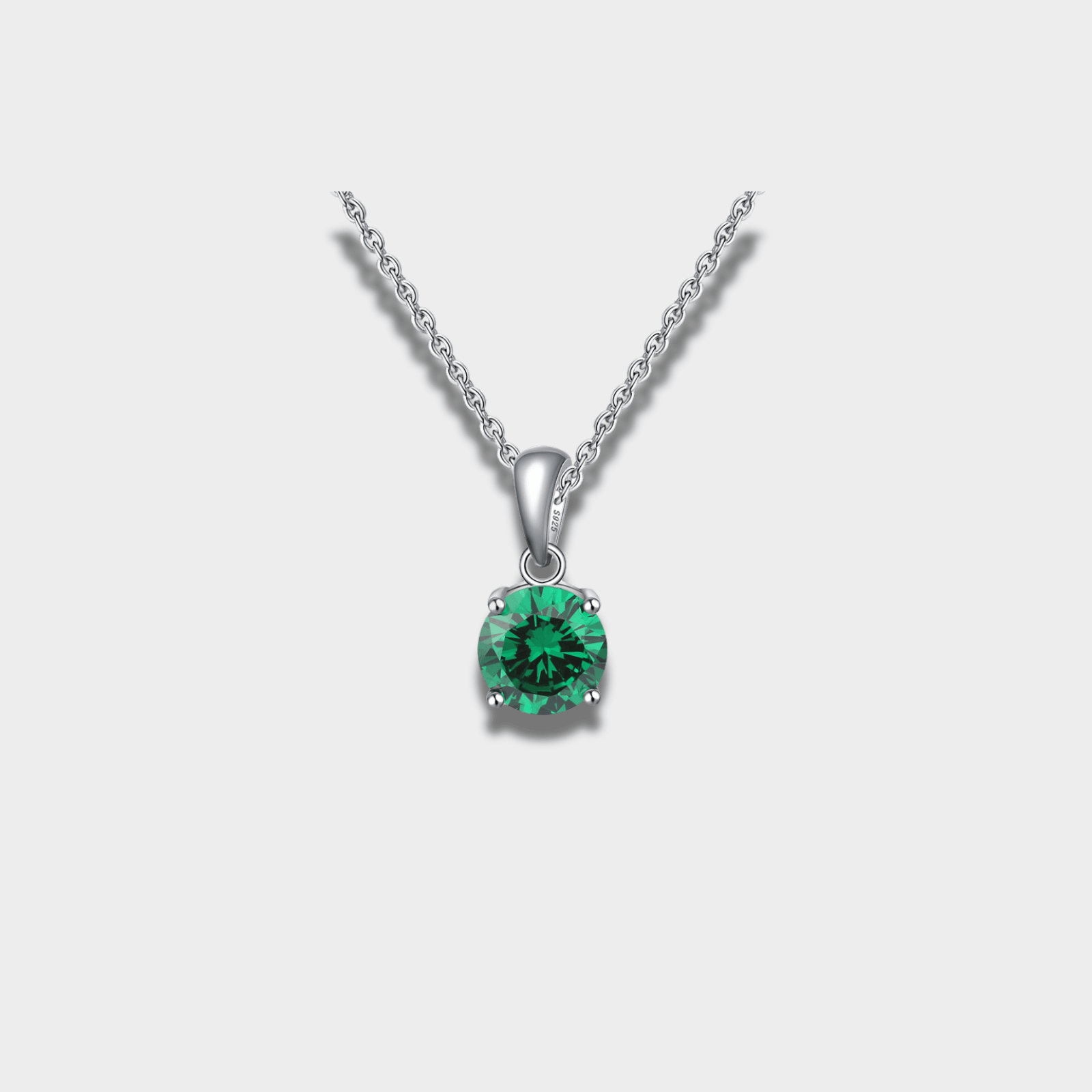 S925 Vivid Gemstone Sterling Silver Pendant | GottaIce