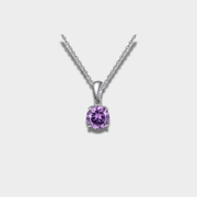 S925 Vivid Gemstone Sterling Silver Pendant | GottaIce