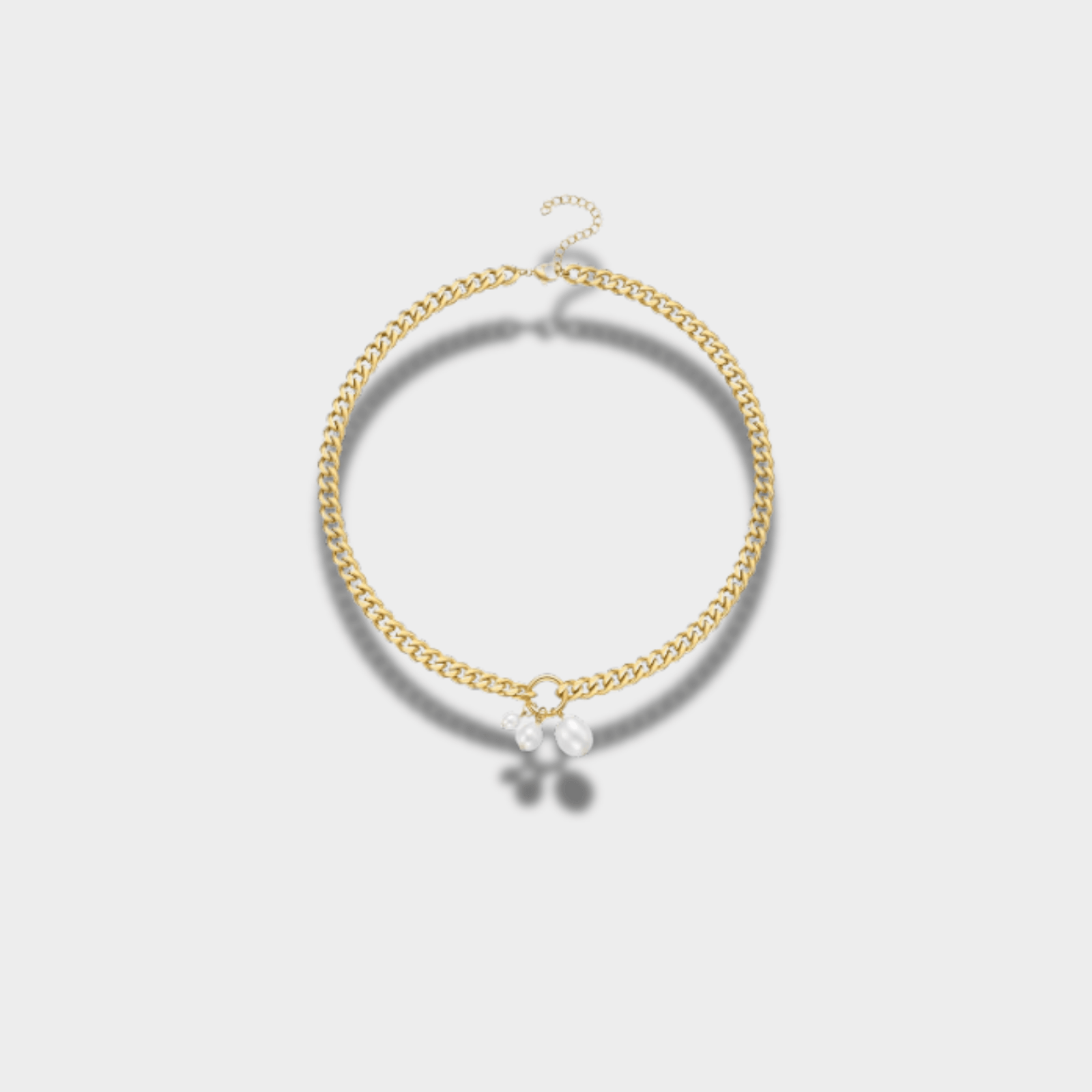 Women's 18K Gold-plated Titanium Steel Pearl Chain | GottaIce